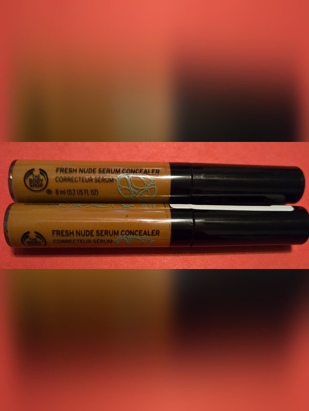 2 Fresh Nude Serum Concealers Shade 05 Deep From The Body Shop